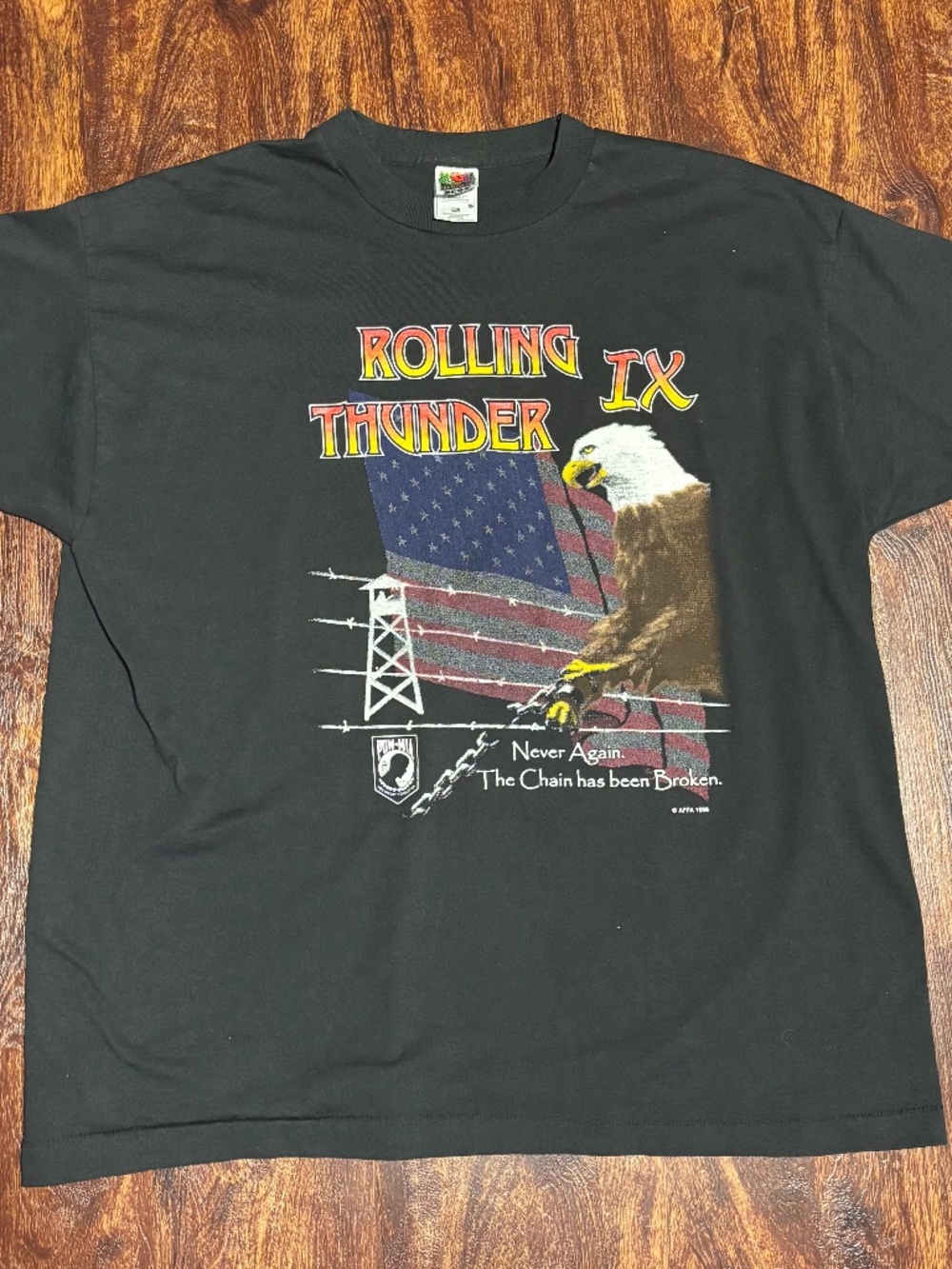 Single Stitch "Rollin Thunder" 1996 Graphic Tee